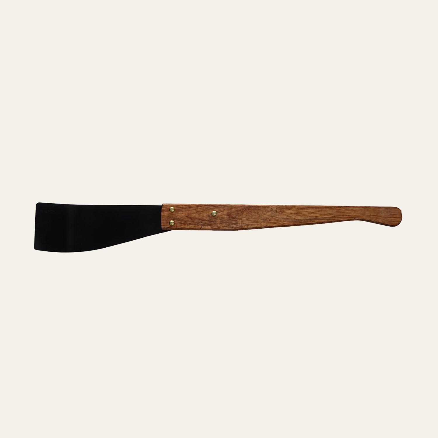 Close-up view Okapi Cane Knife with long wooden handle in South Africa