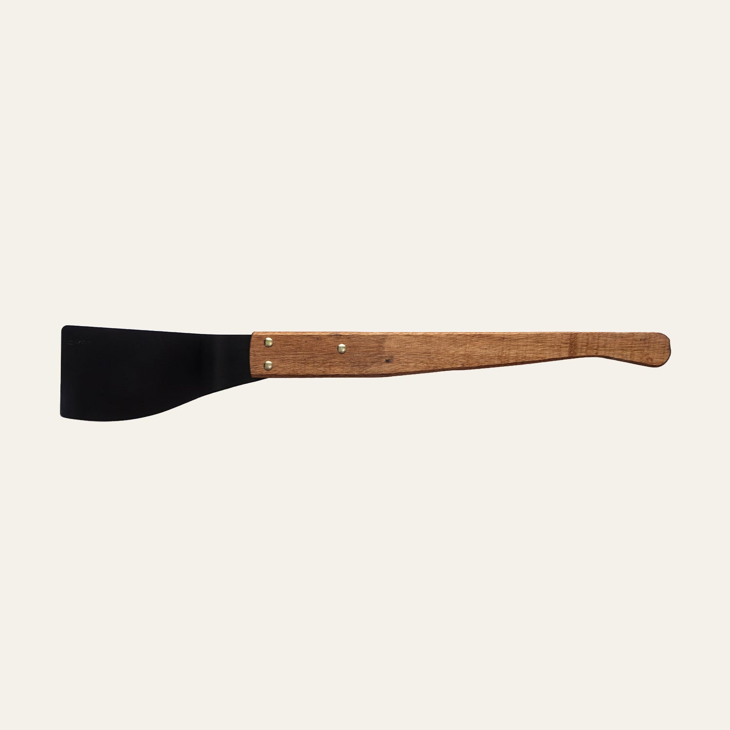 Full product view Okapi Cane Knife with long wooden handle in studio