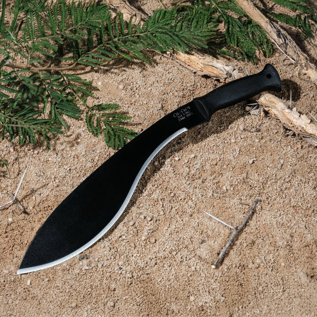 Okapi Kukri Machete with black handle