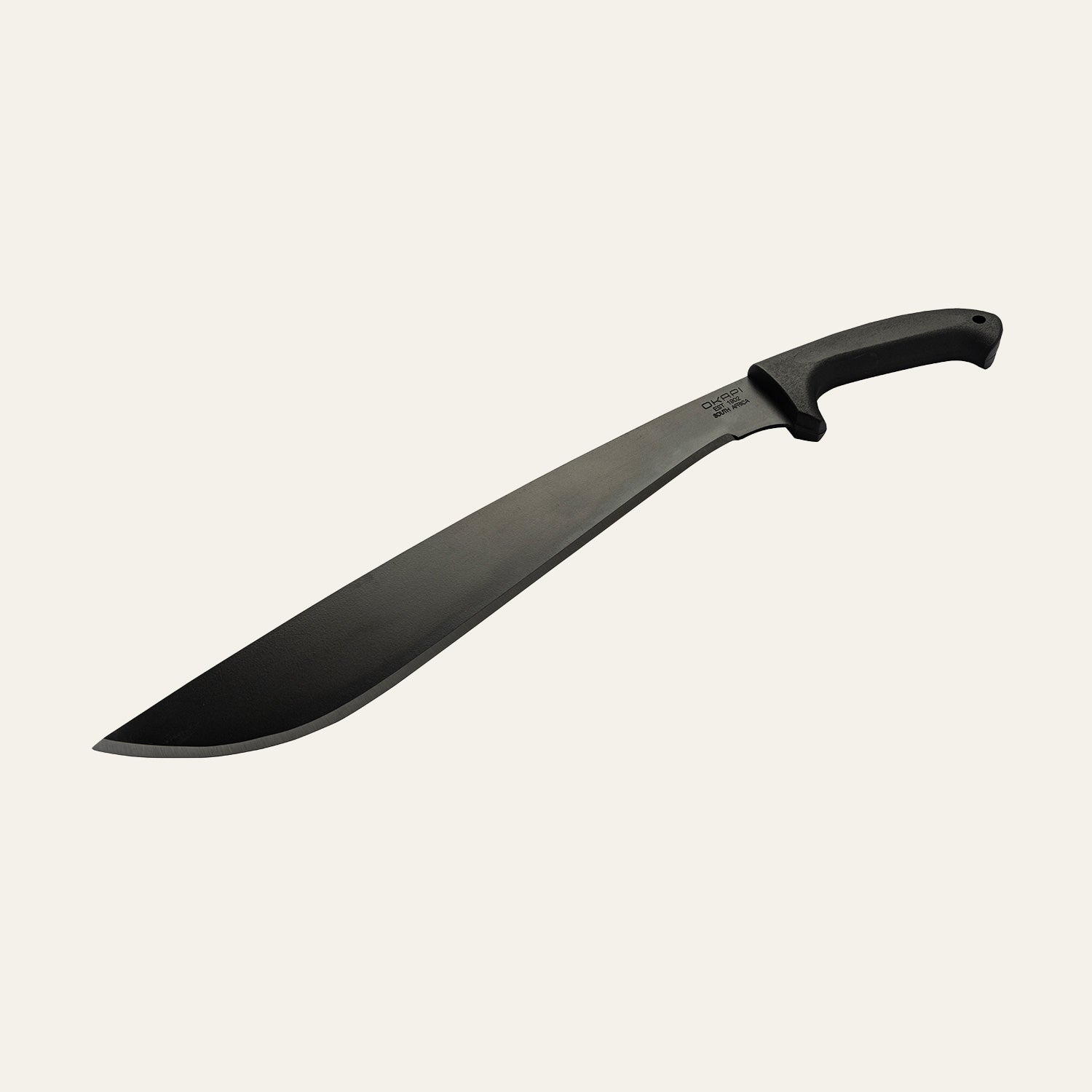 Okapi Jungle machete featuring Tactical Black grip