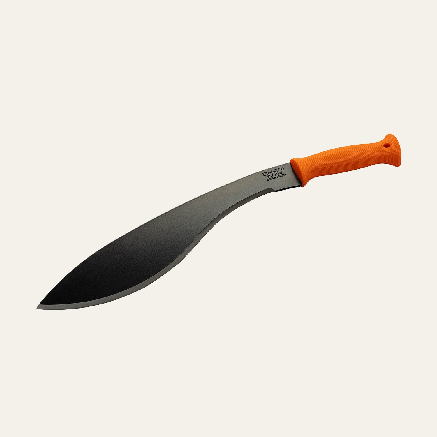 Okapi Kukri machete with Okapi Orange handle product image
