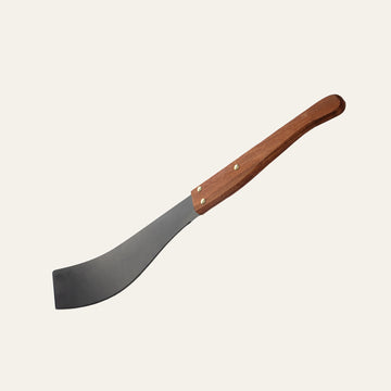 Okapi Cane Knife with wooden handle photographed on a white background