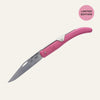 Limited Edition Okapi Pink Silver Spring Pocket Folding Knife